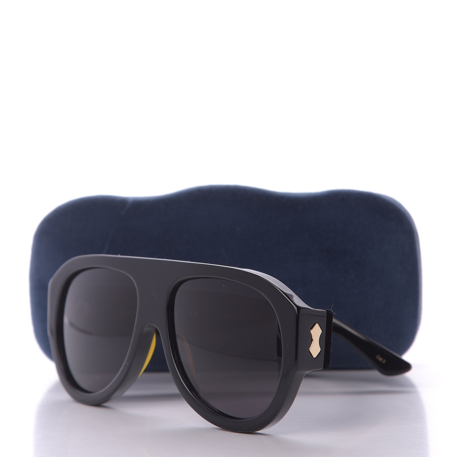 Gucci Acetate Aviator Sunglasses GG0668S Black 9 of 9