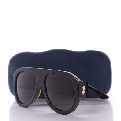 Gucci Acetate Aviator Sunglasses GG0668S Black 9 of 9