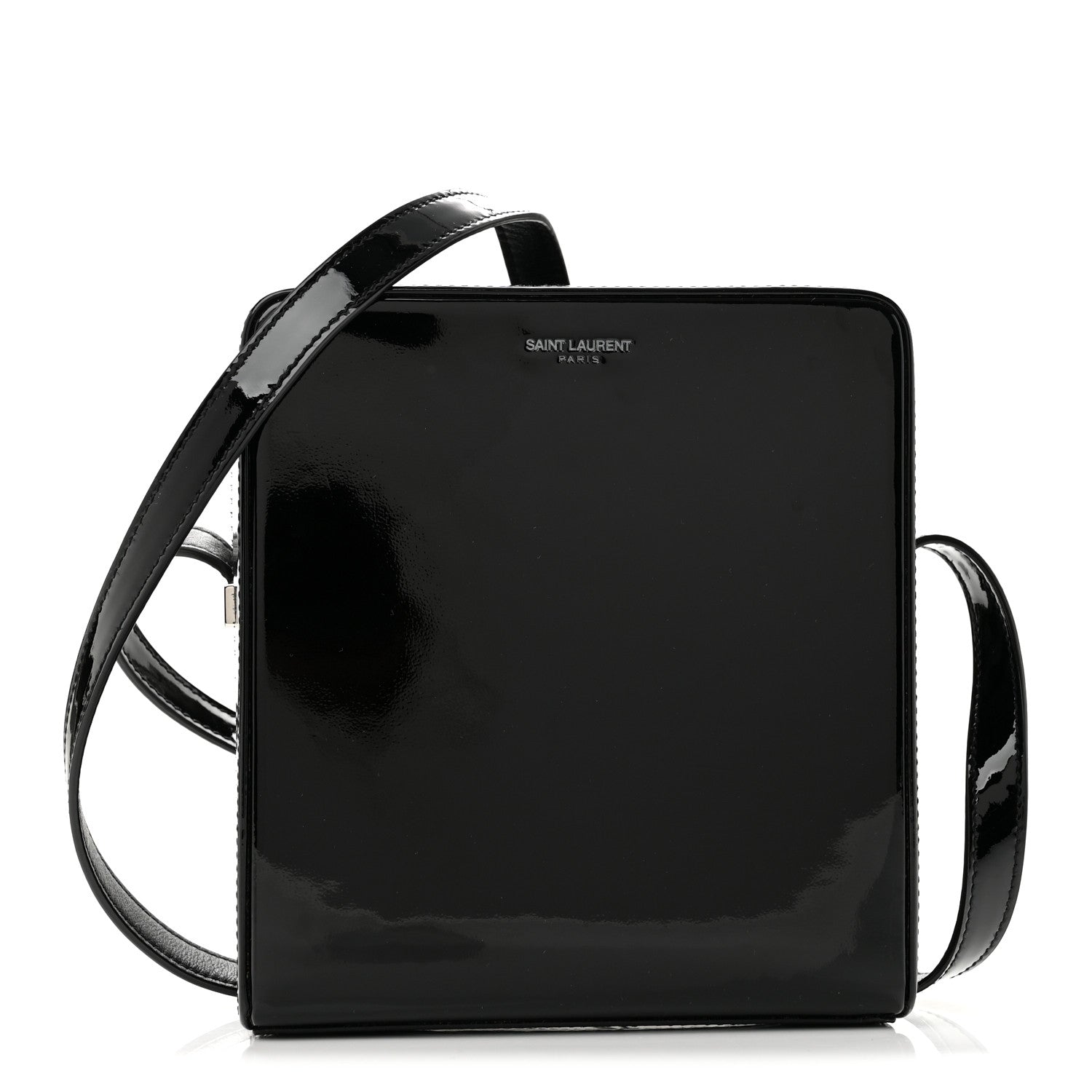 Saint Laurent Patent Camera Shoulder Bag Black 1 of 10