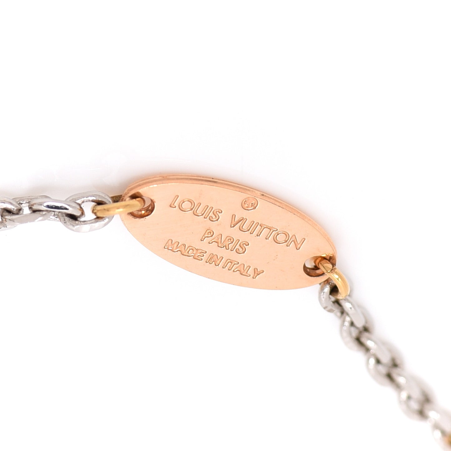 Logomania Bracelet Silver Gold