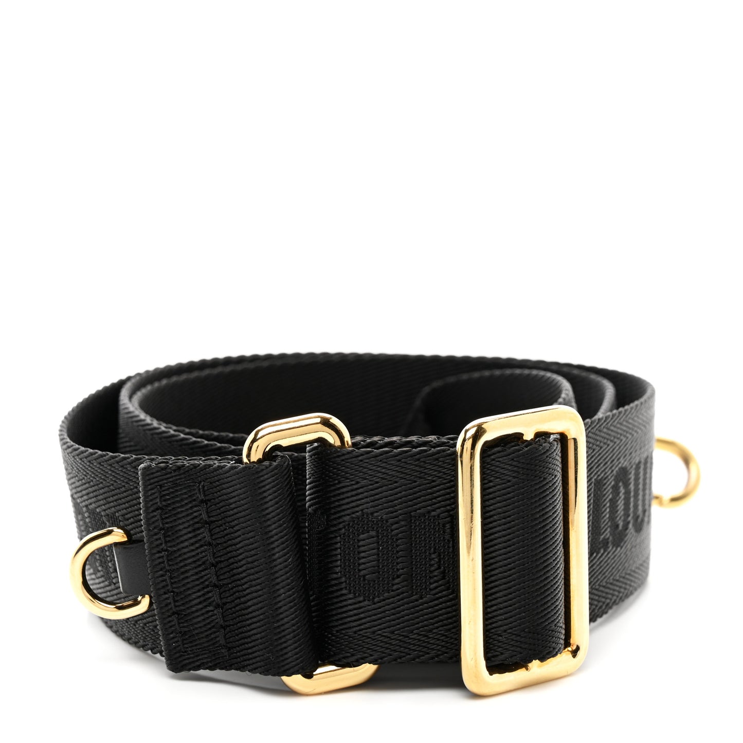 Nylon Petite Malle Souple Shoulder Strap Black