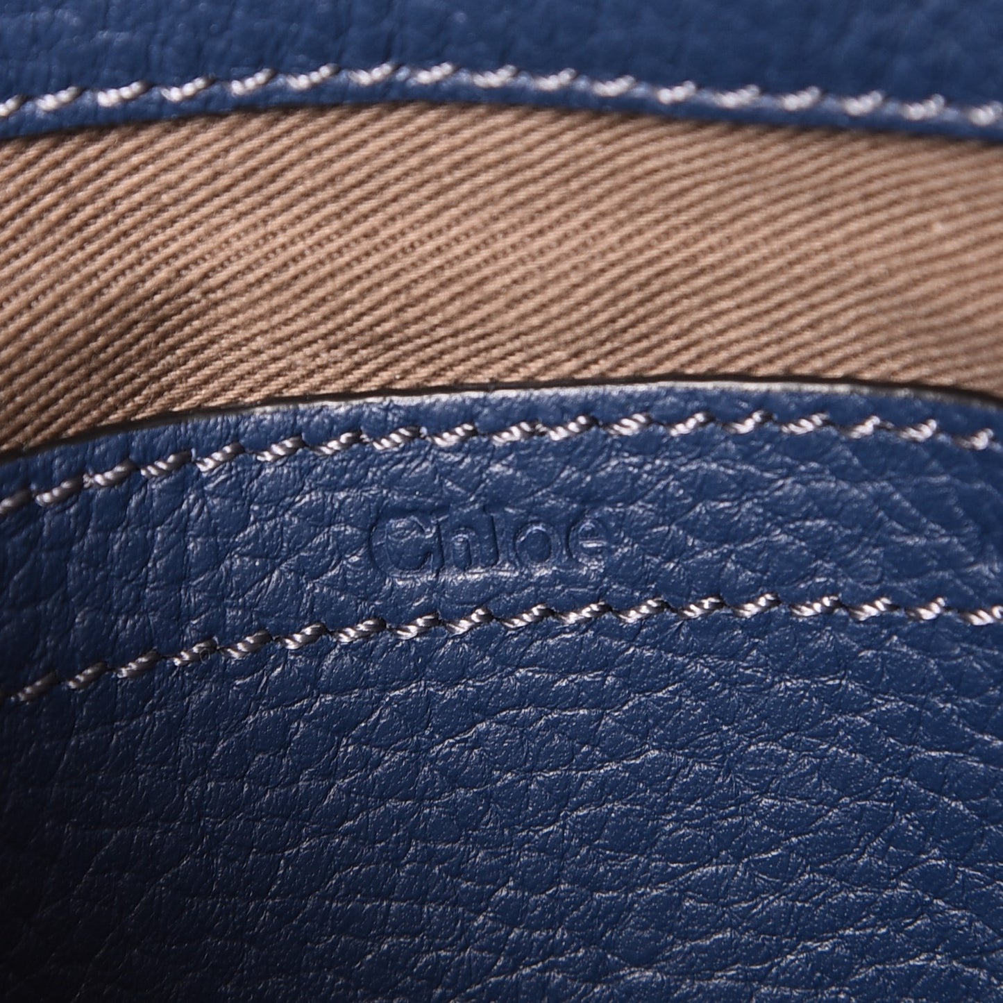 Calfskin Mini Marcie Round Crossbody Bag Royal Navy