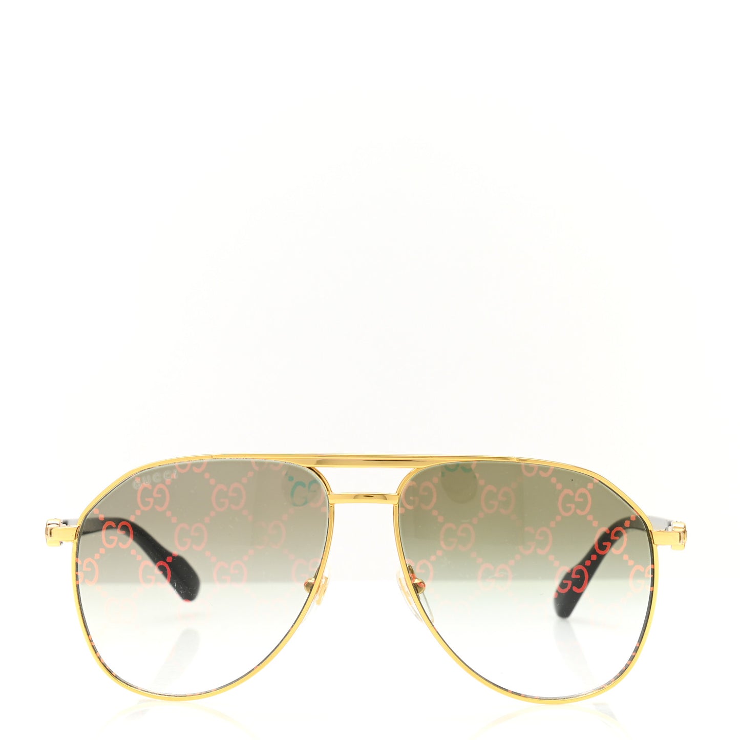 Metal Aviator Sunglasses GG1220S Gold Multicolor