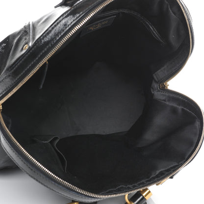 Saint Laurent Patent Calfskin Oversized Muse Black 5 of 12