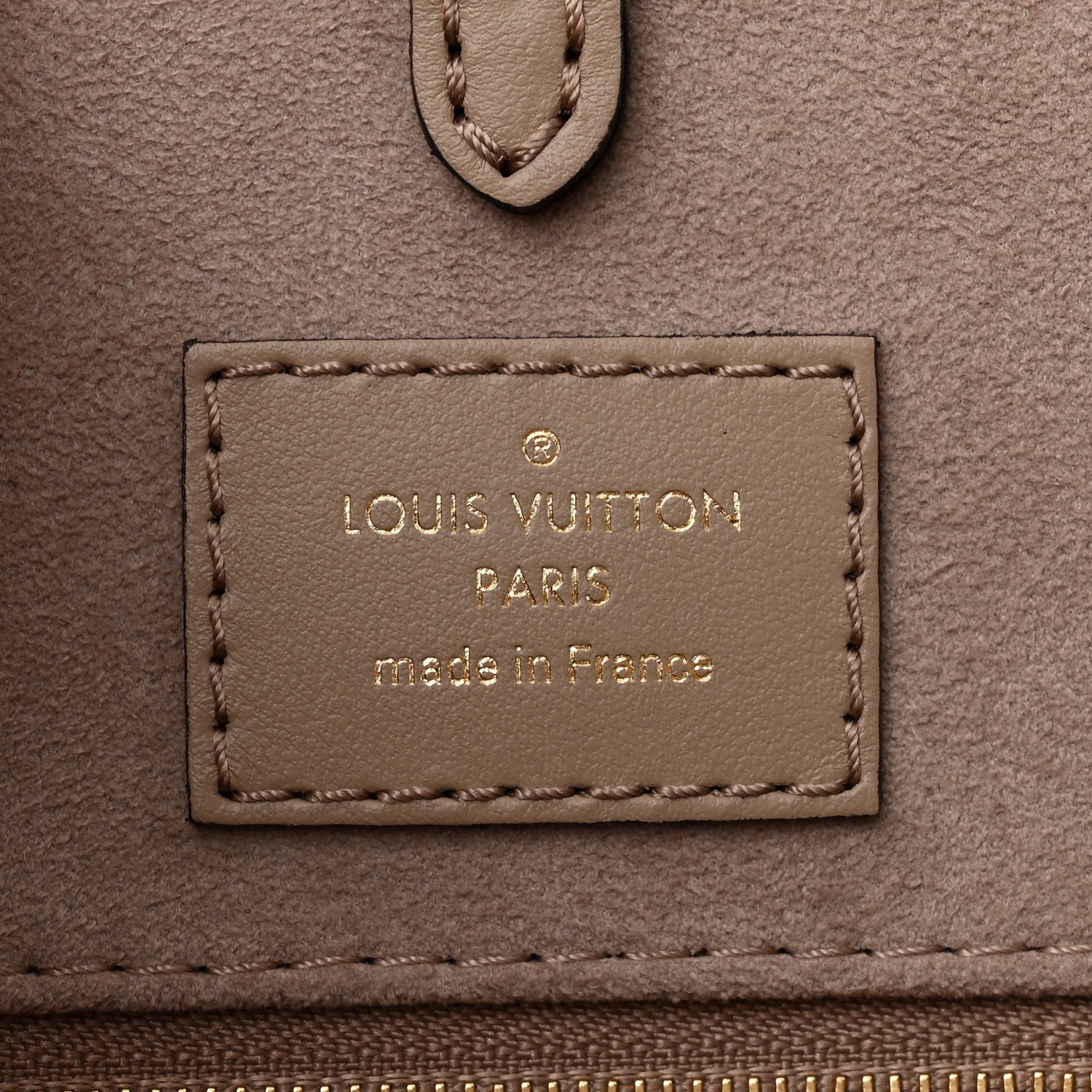 Louis Vuitton Empreinte Monogram Giant Onthego MM Tourterelle Creme 6 of 9