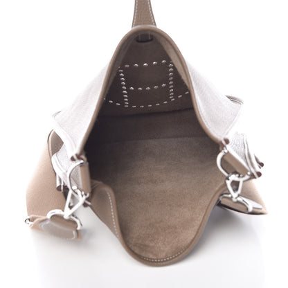 Hermes Taurillon Clemence Evelyne III PM Etoupe 5 of 8