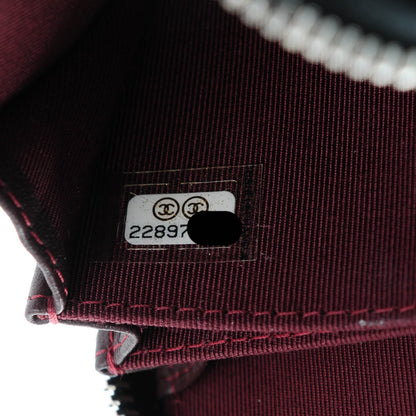 Chanel Lambskin Quilted Zip Coin Purse Black 7 of 7