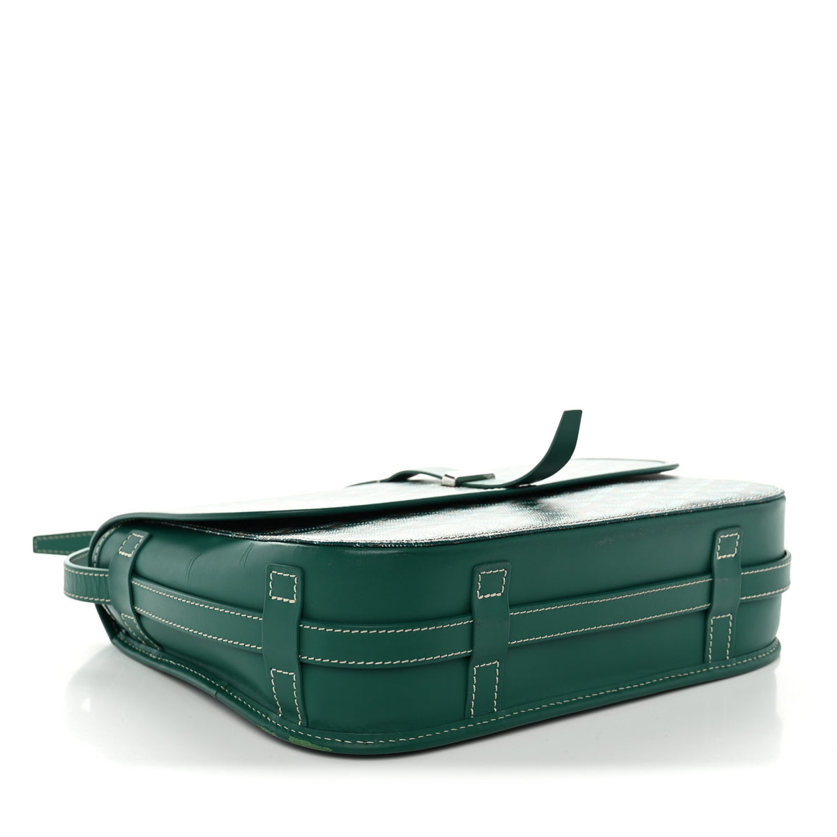 Goyard Goyardine Belvedere II MM Messenger Bag Green 3 of 9