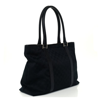 Gucci Monogram Tote Black 2 of 10