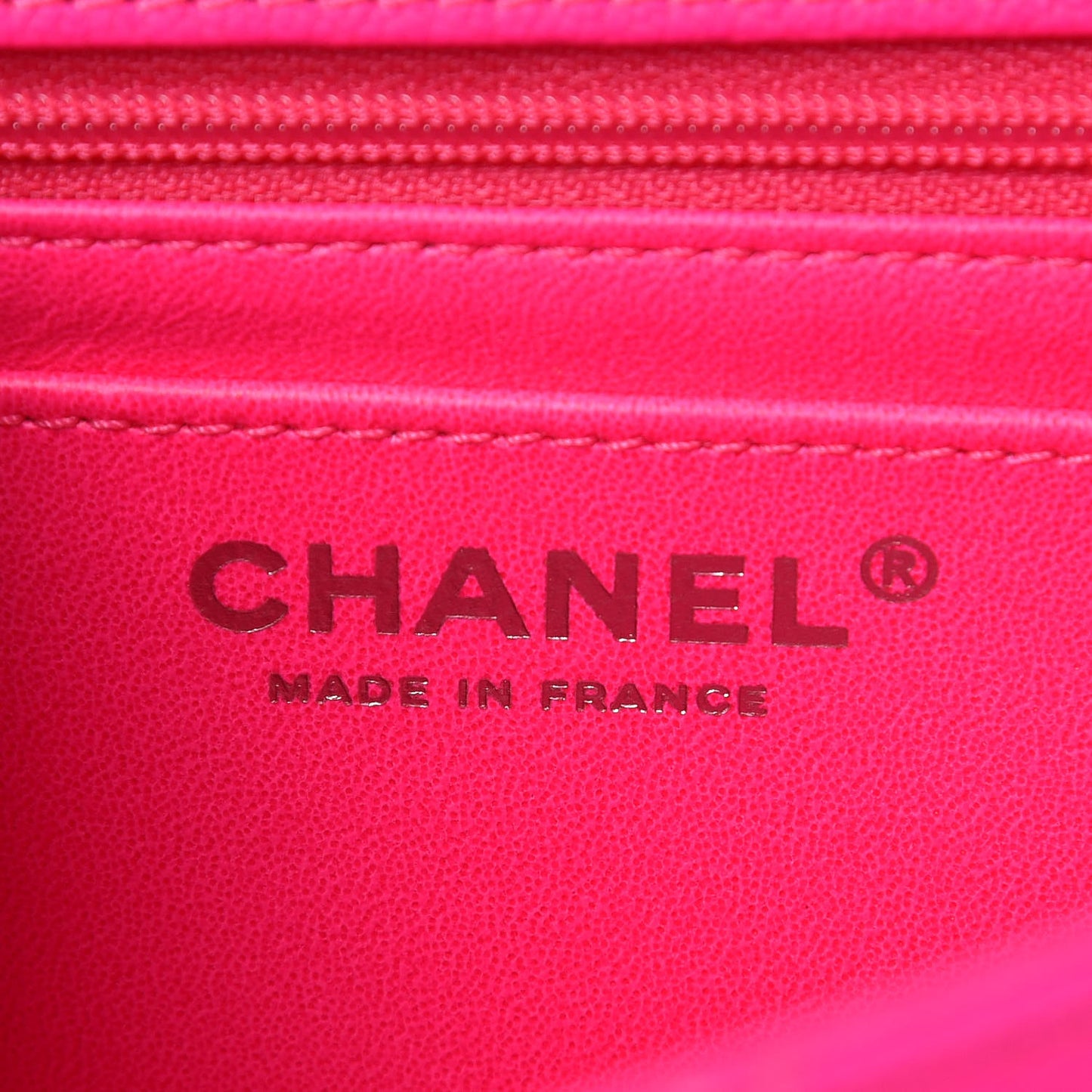 Goatskin Quilted 2.55 Reissue Mini Flap Fluorescent Pink