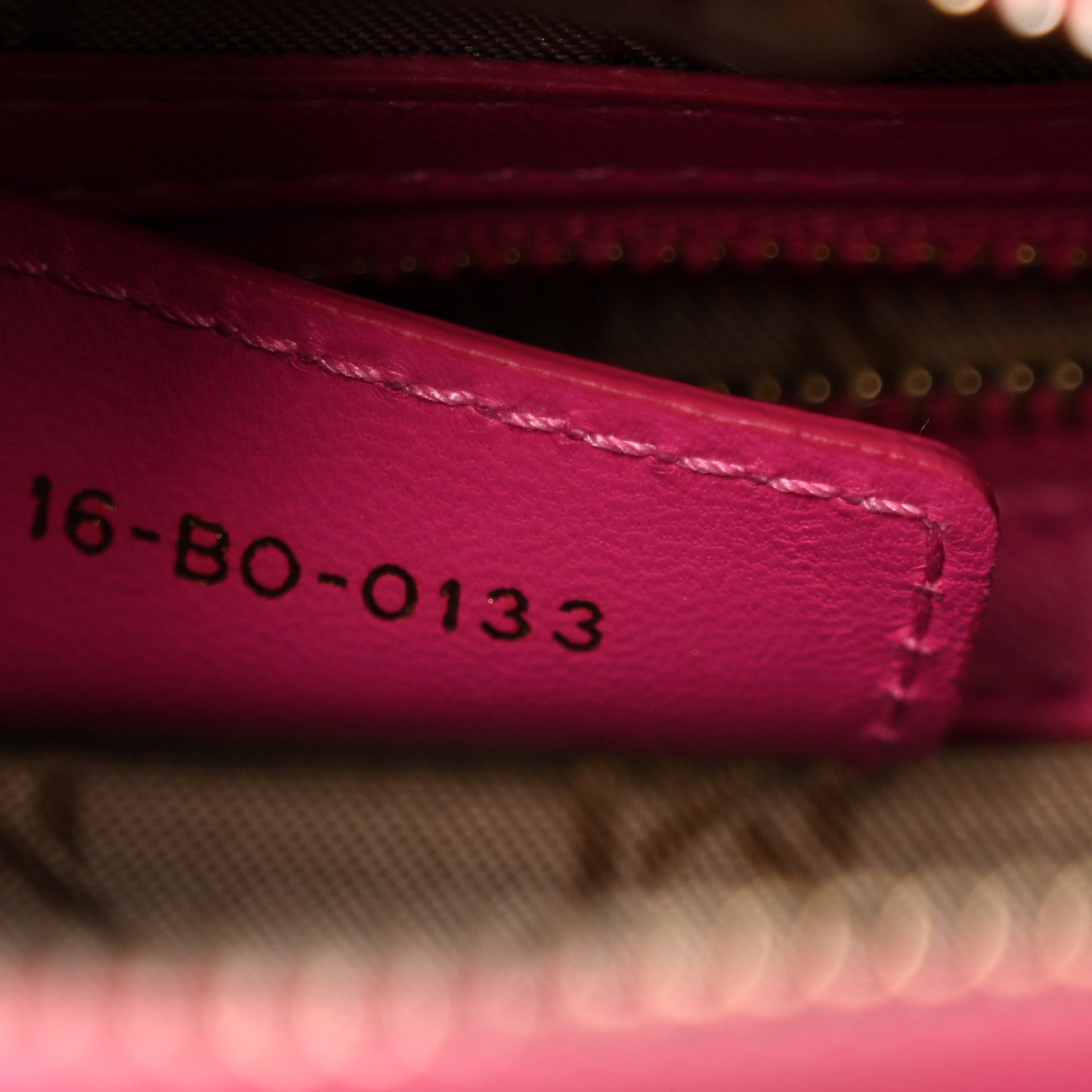 Christian Dior Lambskin Cannage Medium Lady Dior Pink 7 of 13