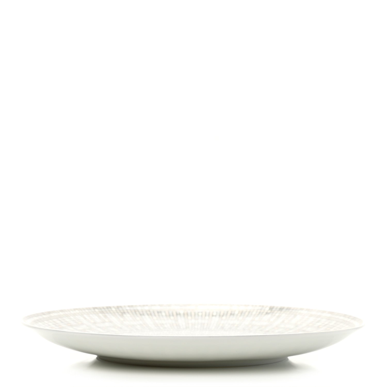 Hermes Porcelain Mosaique au 24 Platine Dessert Plate 8.3 8 of 9