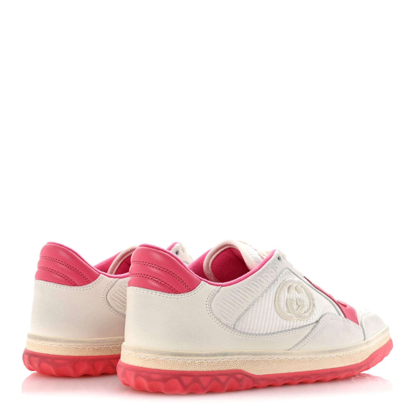 Dali Soft Calfskin Womens Mac80 Sneakers 37.5 Off White Pink