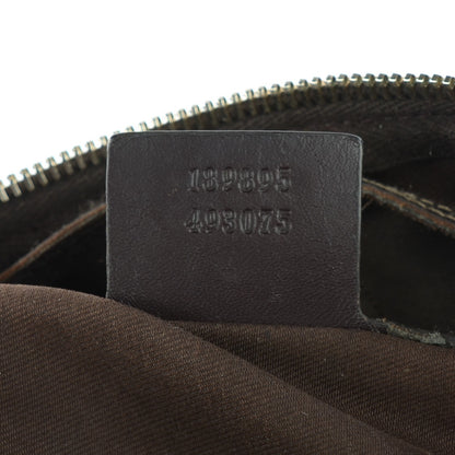 Gucci GG Plus Monogram Web Medium Joy Boston Dark Brown 7 of 7