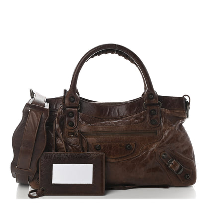 Balenciaga Chevre Classic Hardware First Chocolate 1 of 9