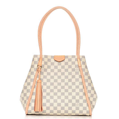 Louis Vuitton Damier Azur Propriano Rose Ballerine 1 of 7
