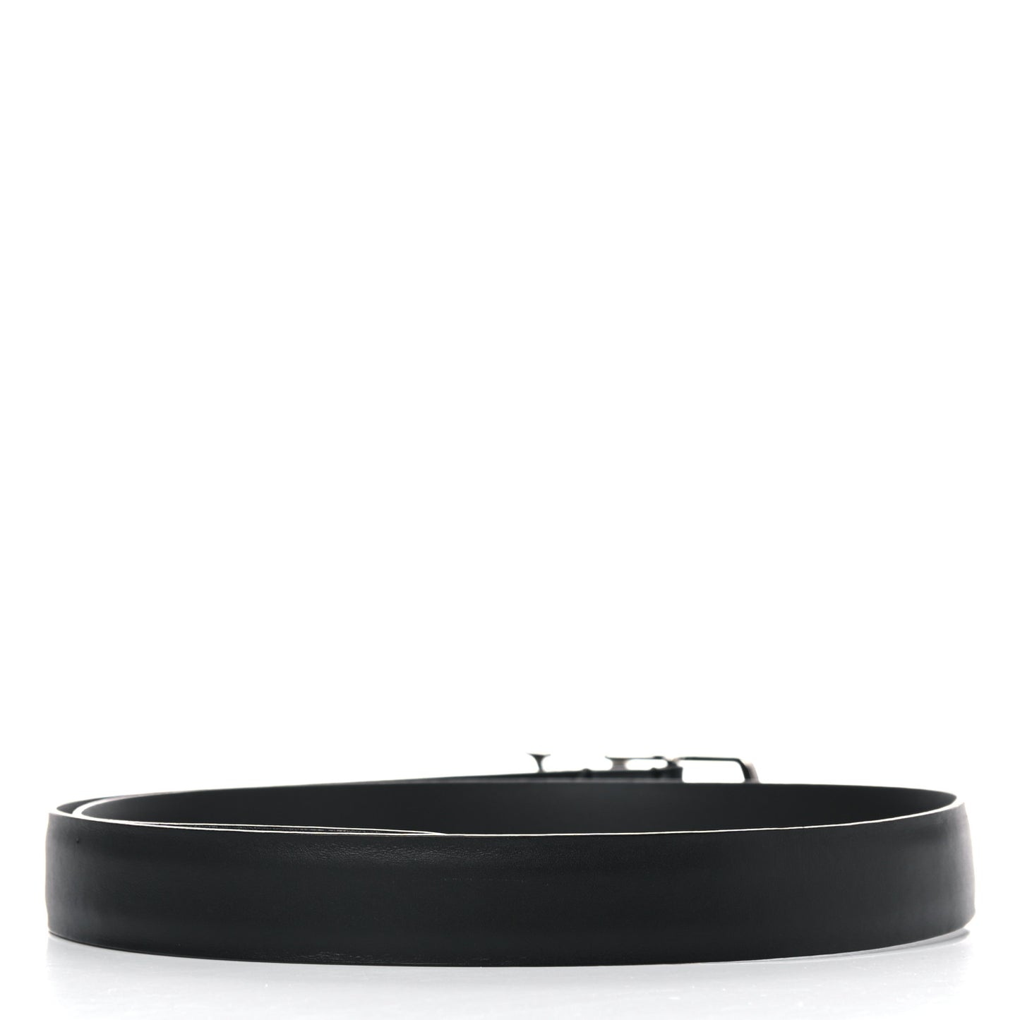 Calfskin 30mm Neogram LV Belt 95 38 Black