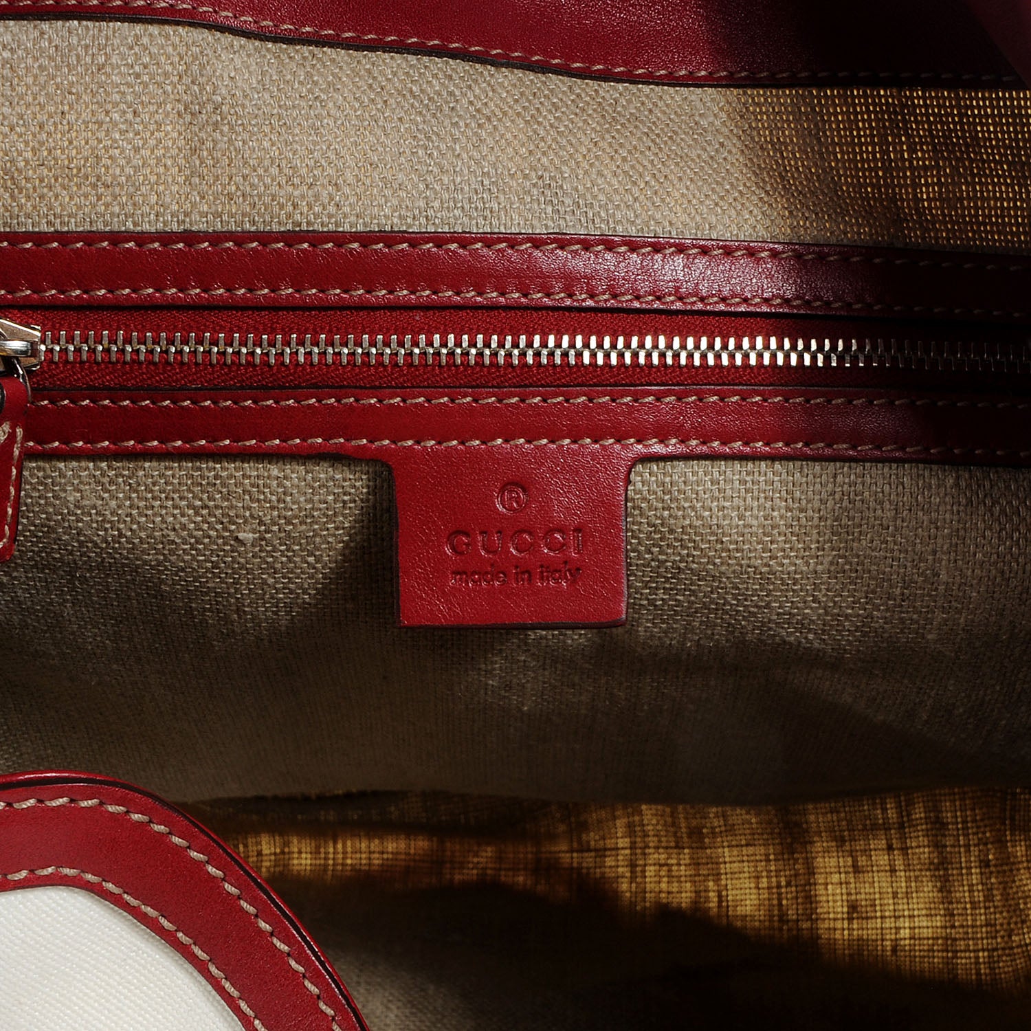 Gucci Canvas Embroidered Large Indy Hobo 6 of 7