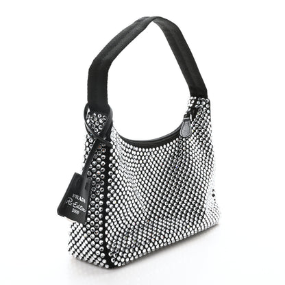 Prada Satin Crystal Mini Re-Edition 2000 Bag Cristal 3 of 11