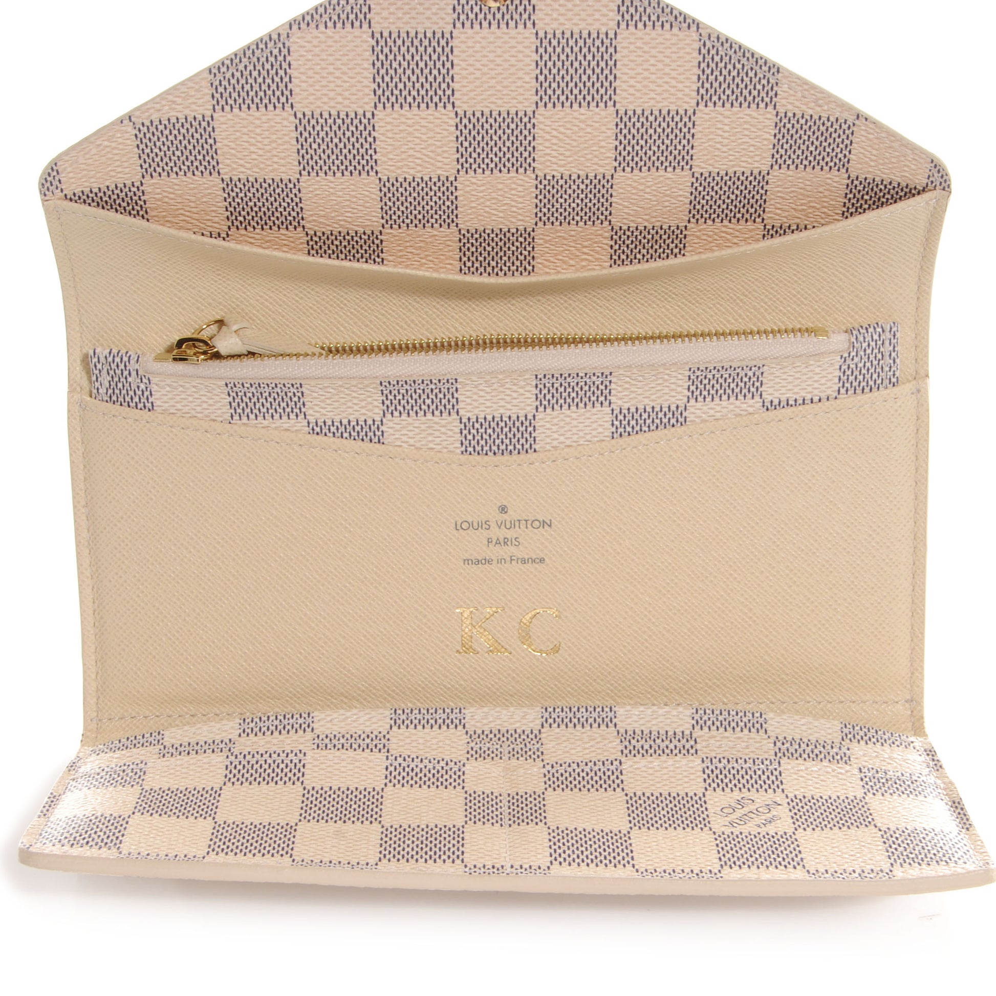 Louis Vuitton Damier Azur Josephine Wallet 7 of 9