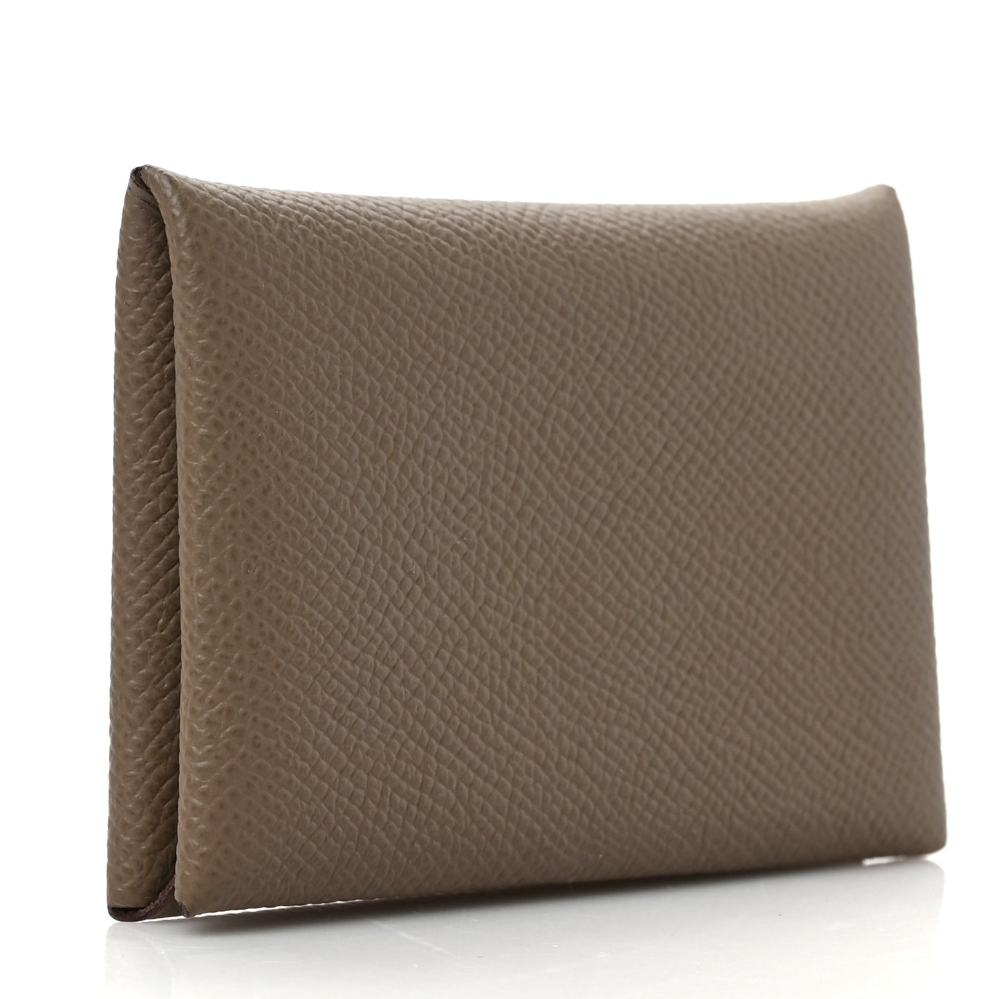 Epsom Calvi Card Case Etoupe
