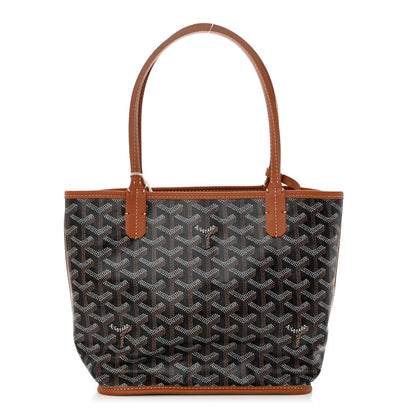 Goyard Goyardine Reversible Mini Anjou Black Gold 3 of 18