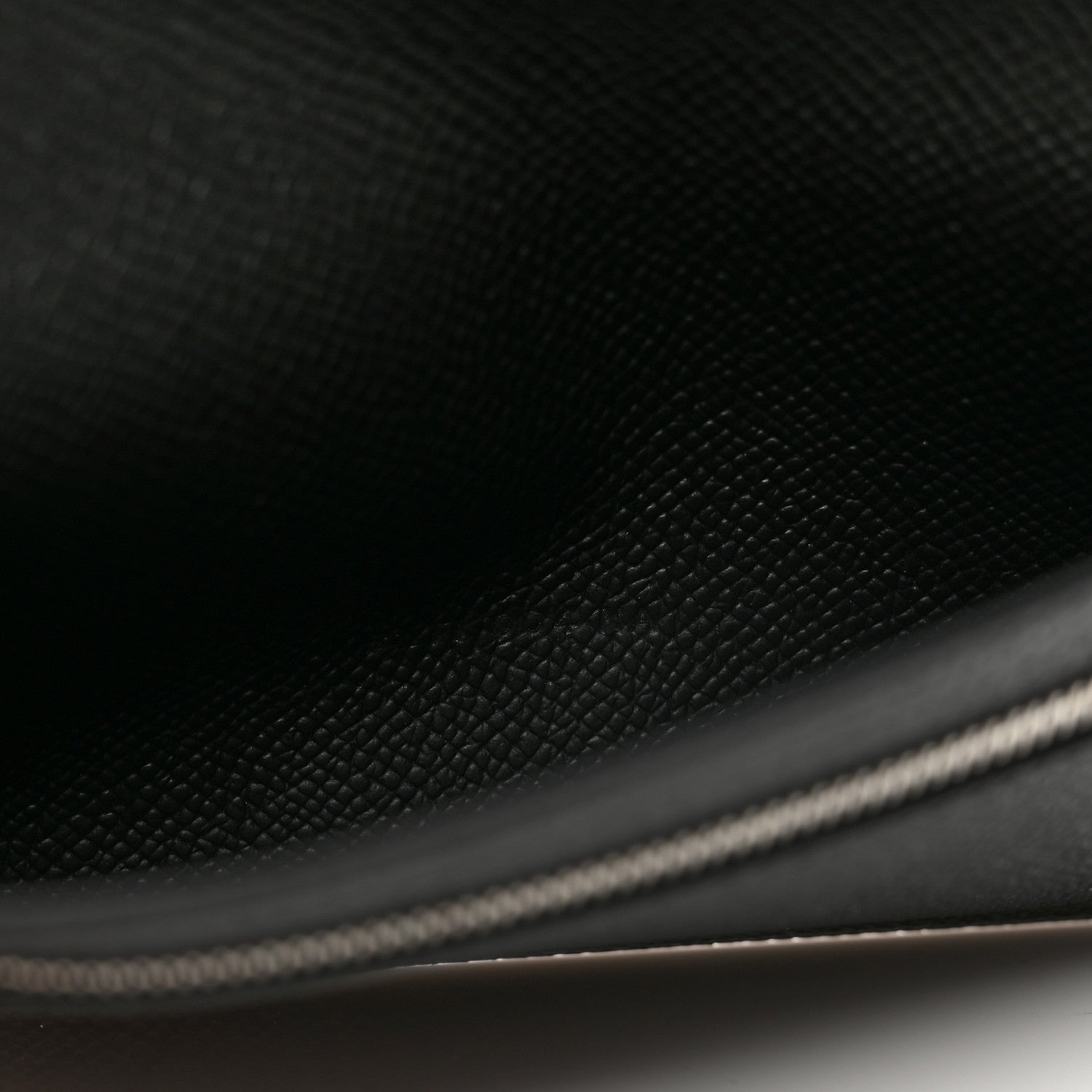 Hermes Epsom Monochrome Bearn Gusset Wallet Black 7 of 8