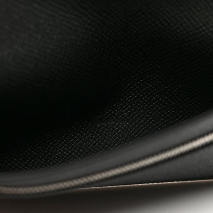 Hermes Epsom Monochrome Bearn Gusset Wallet Black 7 of 8
