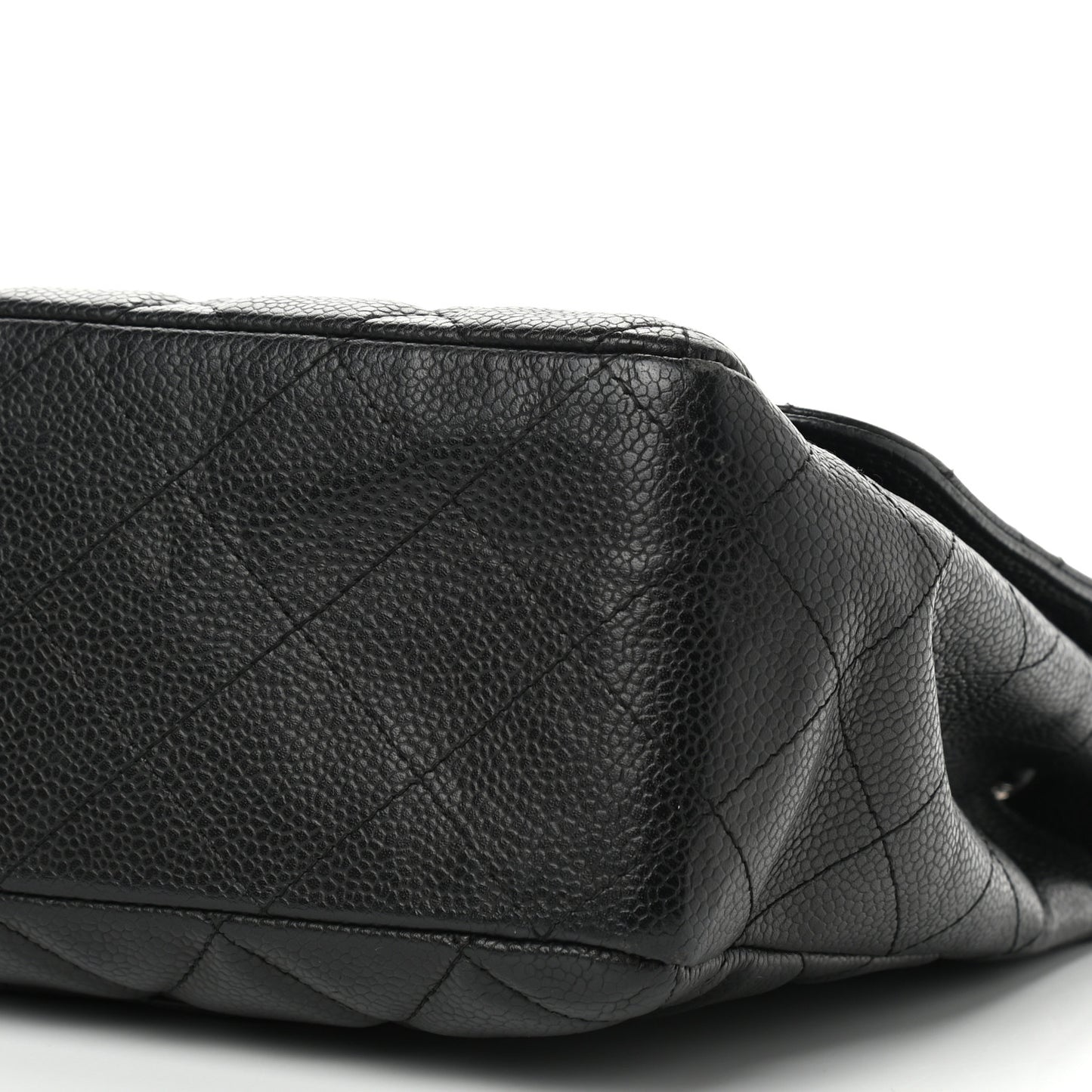 Caviar Quilted Jumbo Single Flap Black