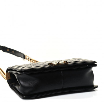 Chanel Calfskin Quilted Medium Boy Flap Black 3 of 4