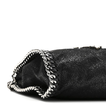 Stella McCartney Shaggy Deer Crystal Stones Heart Tiny Falabella Tote Black 8 of 9