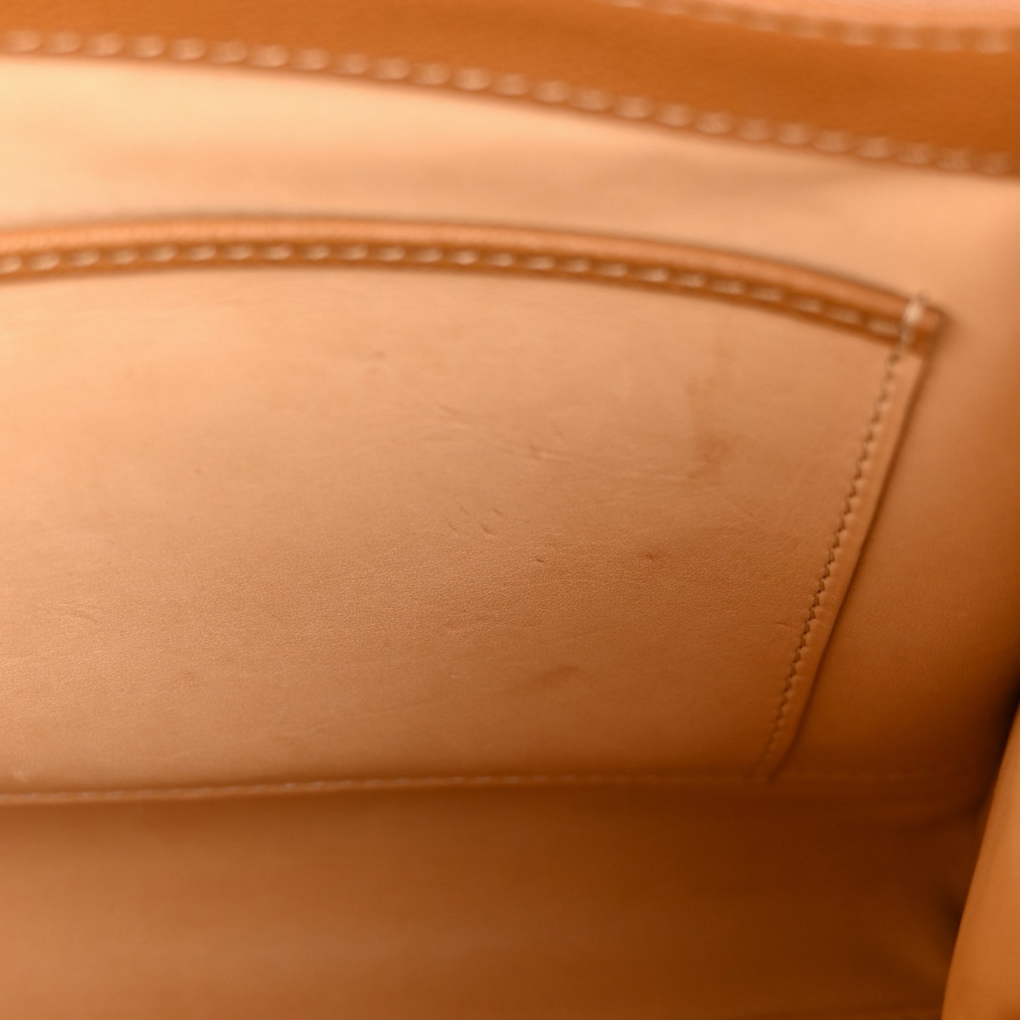 Grained Calfskin MM Brillant Satchel Natural