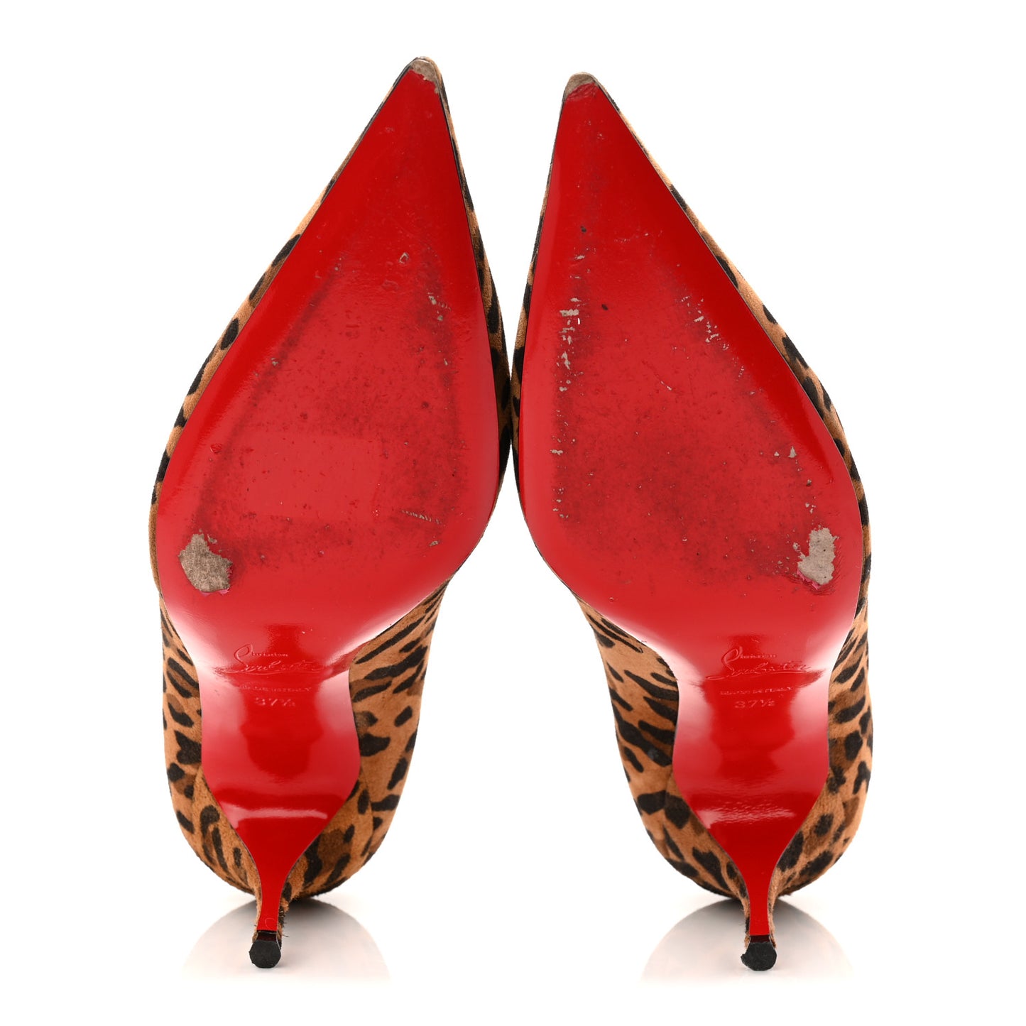 Veau Velours Leopard Clare 80 Pumps 37.5 Caramel