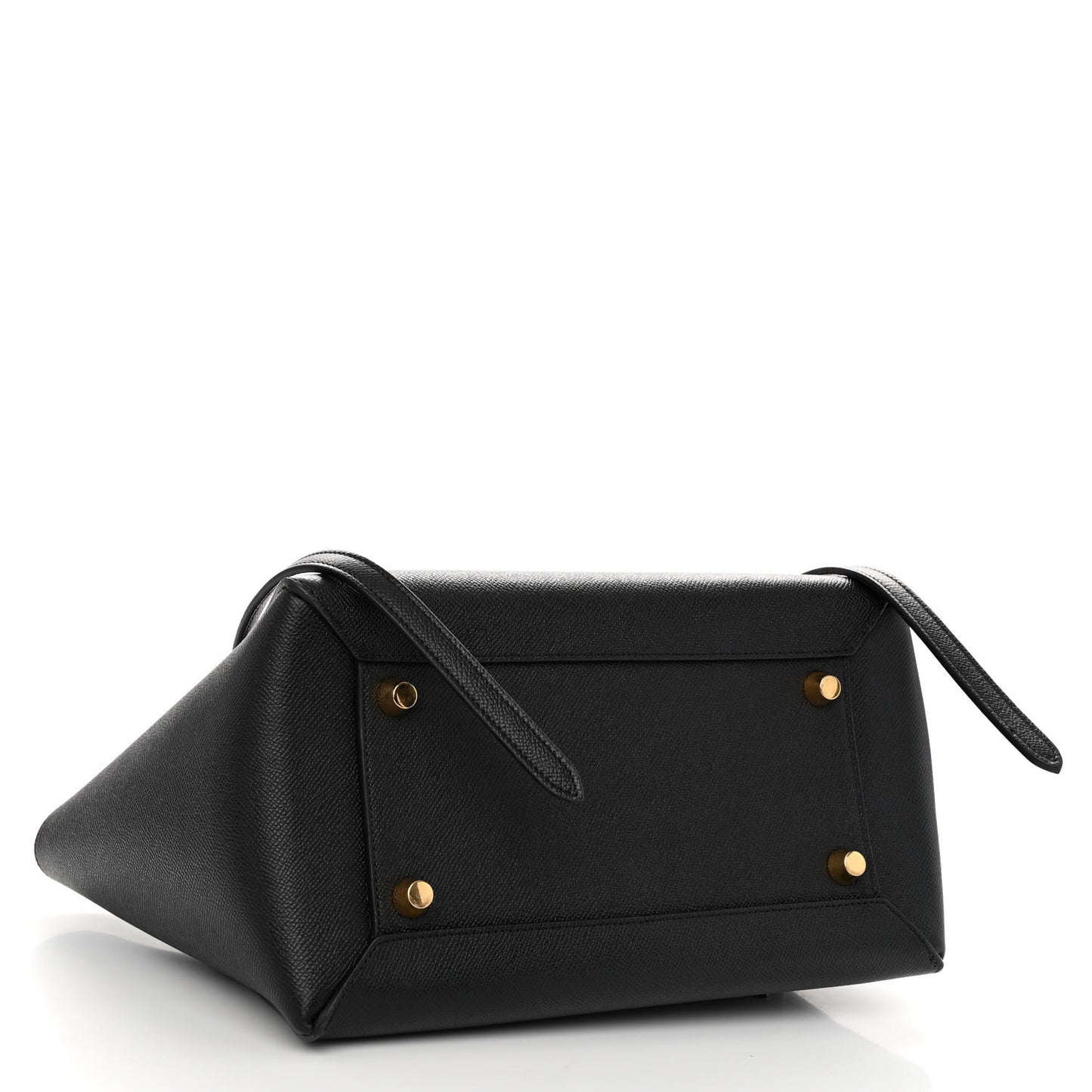 Grained Calfskin Mini Belt Bag Black