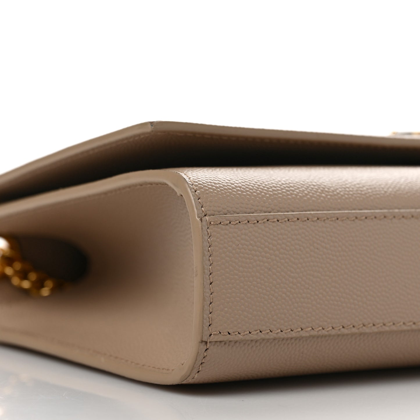 Grain De Poudre Medium Monogram Kate Satchel Dark Beige