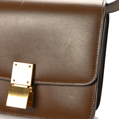 Celine Smooth Calfskin Small Classic Box Flap Bag Camel 11 of 14