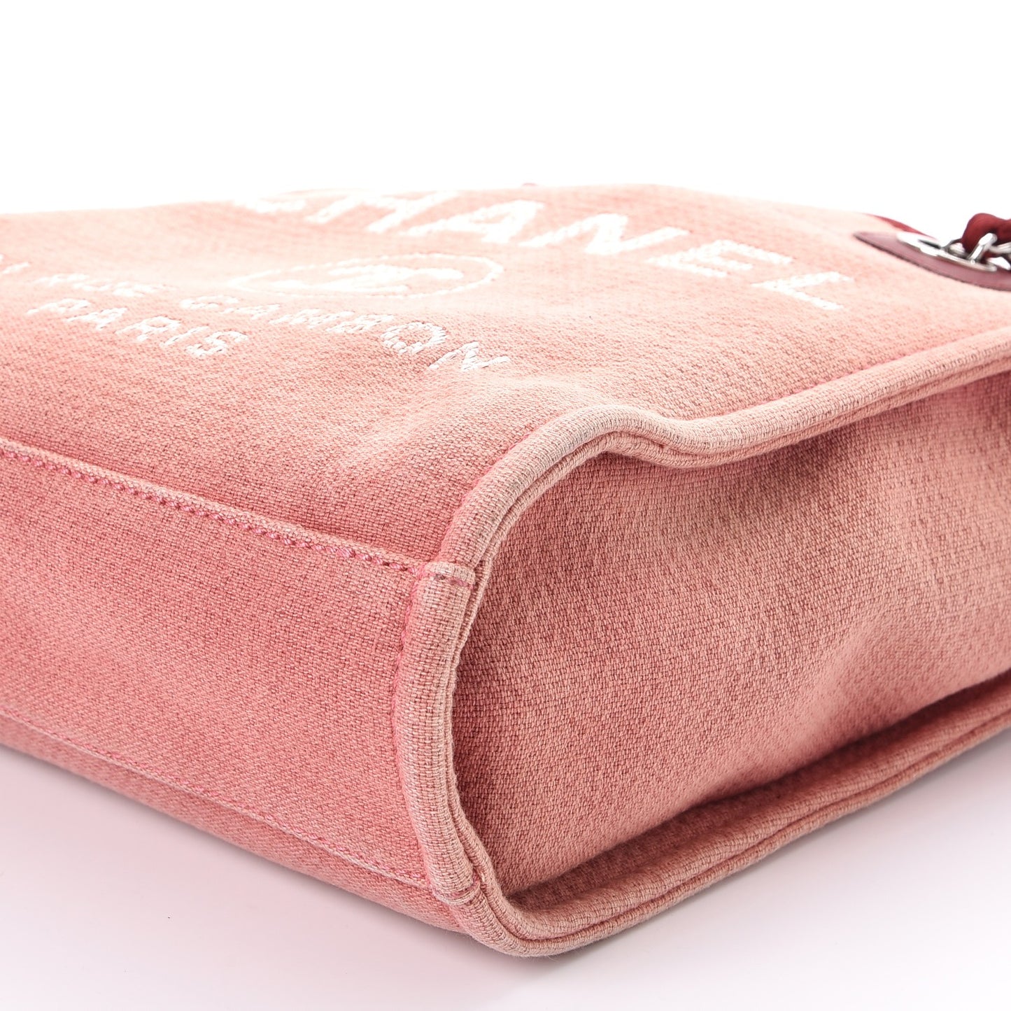 Canvas Mini Deauville Tote Red
