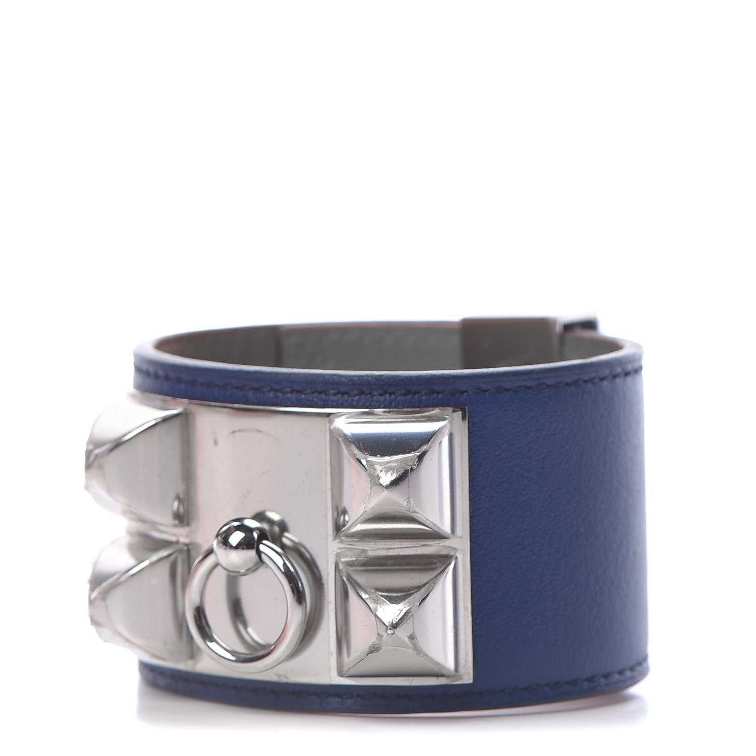 Hermes Swift Collier de Chien CDC Bracelet S Bleu Saphir 1 of 8