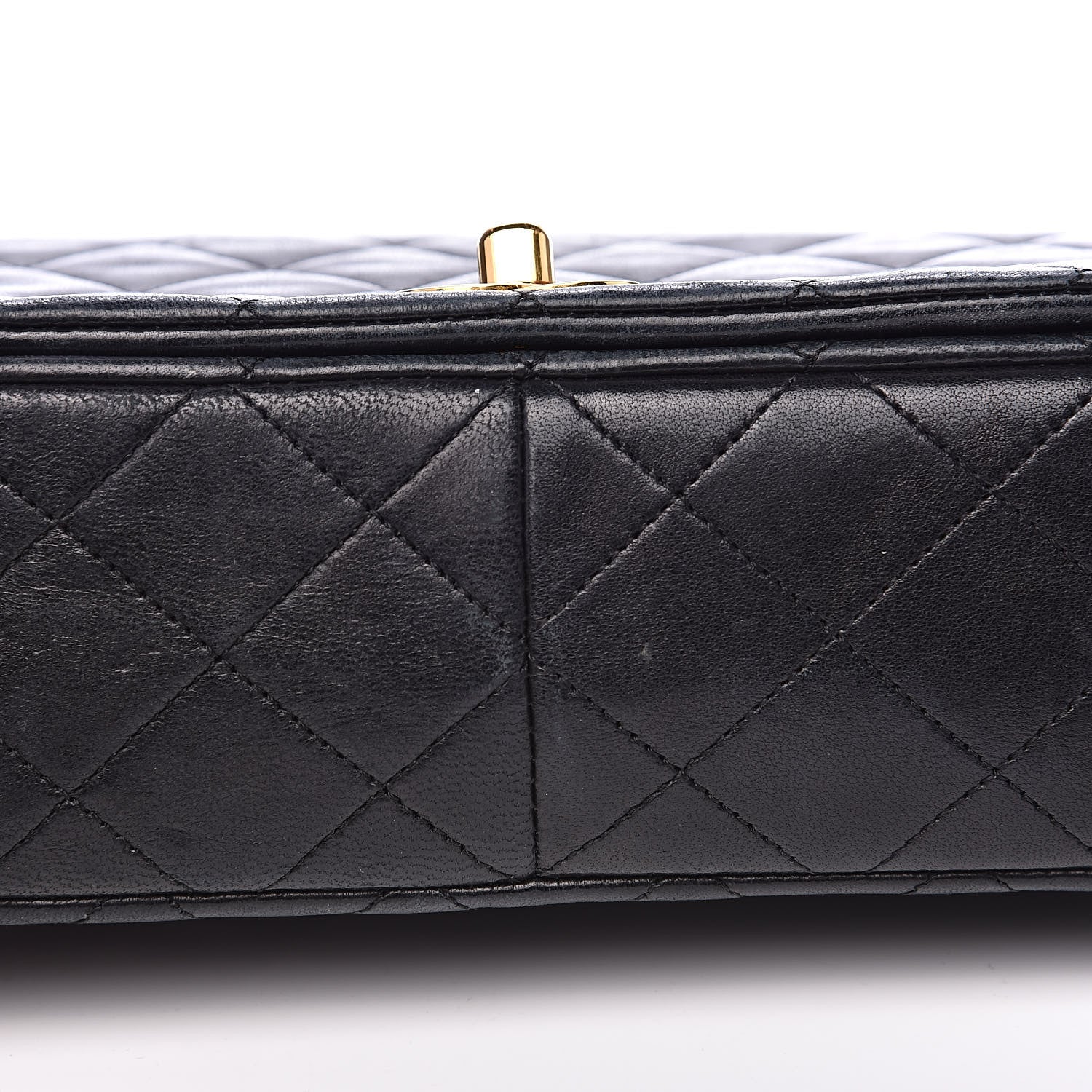 Chanel Lambskin Quilted Small Single Flap Bag Black 9 of 15