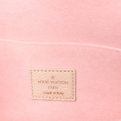 Louis Vuitton Empreinte Spring in the City Felicie Pochette Chain Wallet Pink Beige Yellow 6 of 9