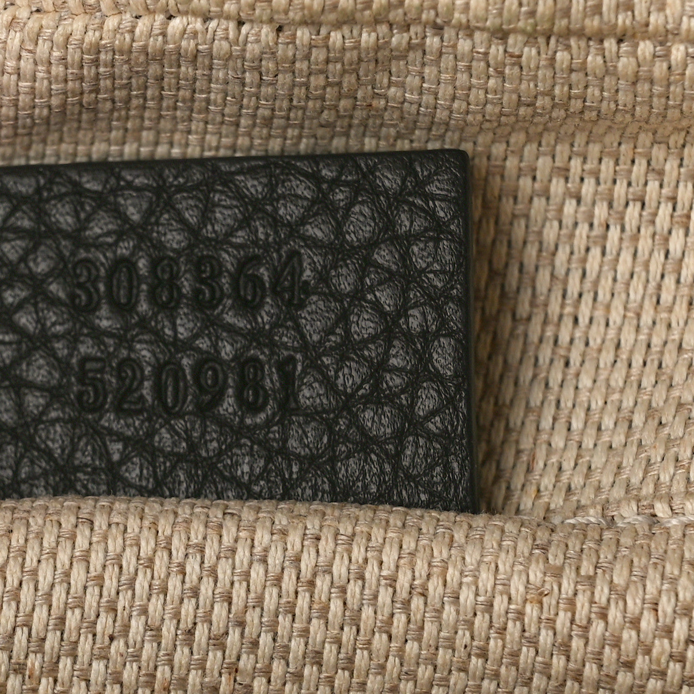 Pebbled Calfskin Small Soho Disco Bag Black