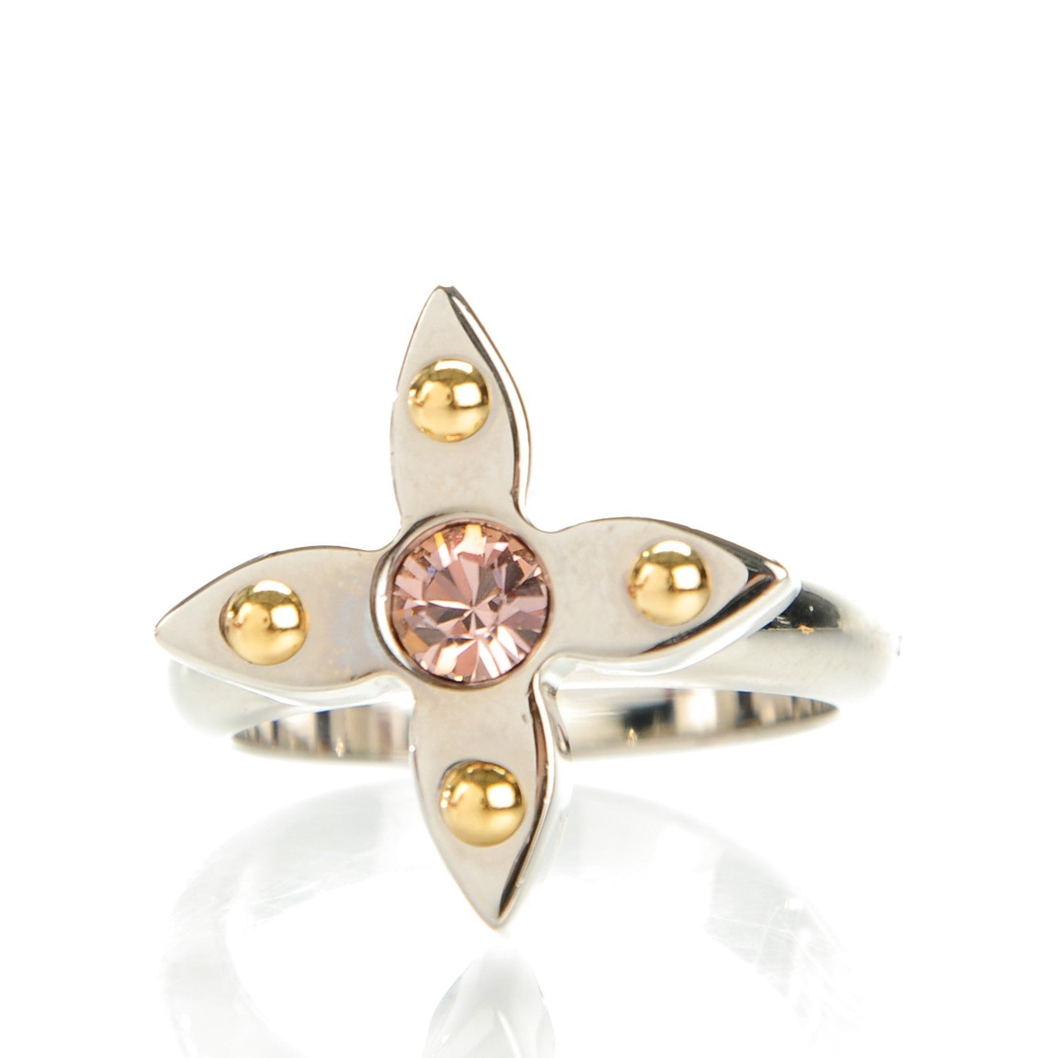 Louis Vuitton Love Letters Timeless Ring Set L 7.5 4 of 11
