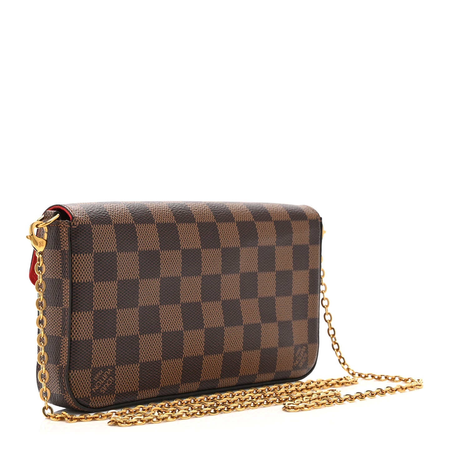 Damier Ebene Pochette Felicie Chain Wallet