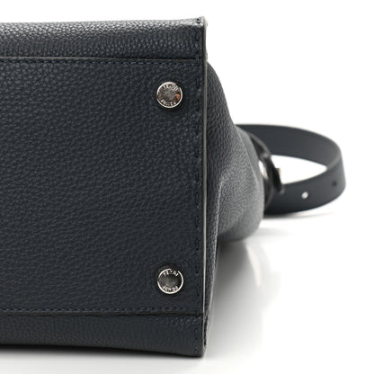 Fendi Cuoio Romano Selleria Monster Eyes Large Mens Peekaboo Iconic Essential Satchel Blue 11 of 12