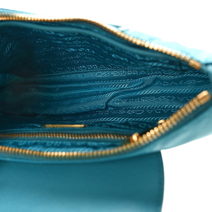 Prada Tessuto Nylon Saffiano Crossbody Bag Turchese 5 of 8