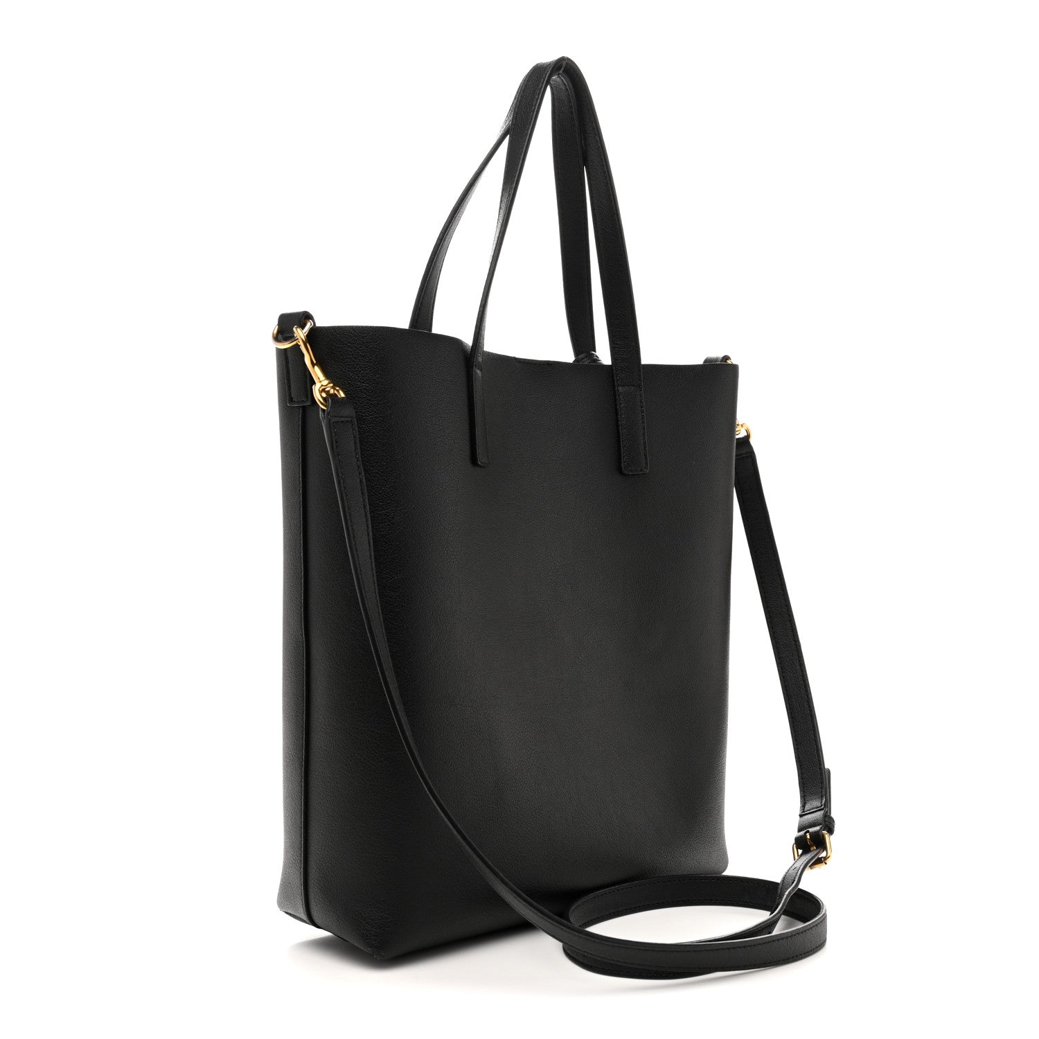 Saint Laurent Calfskin Toy Shopping Tote Black 3 of 15