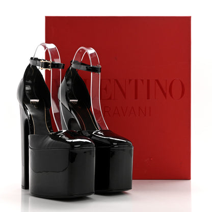 Valentino Garavani Patent DiscoBox 80/180mm Platform Pumps 39 Black 11 of 11