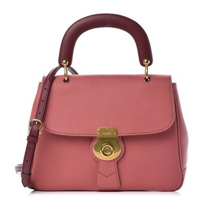Burberry Trench Calfskin Medium DK88 Top Handle Bag Blossom Pink 1 of 10
