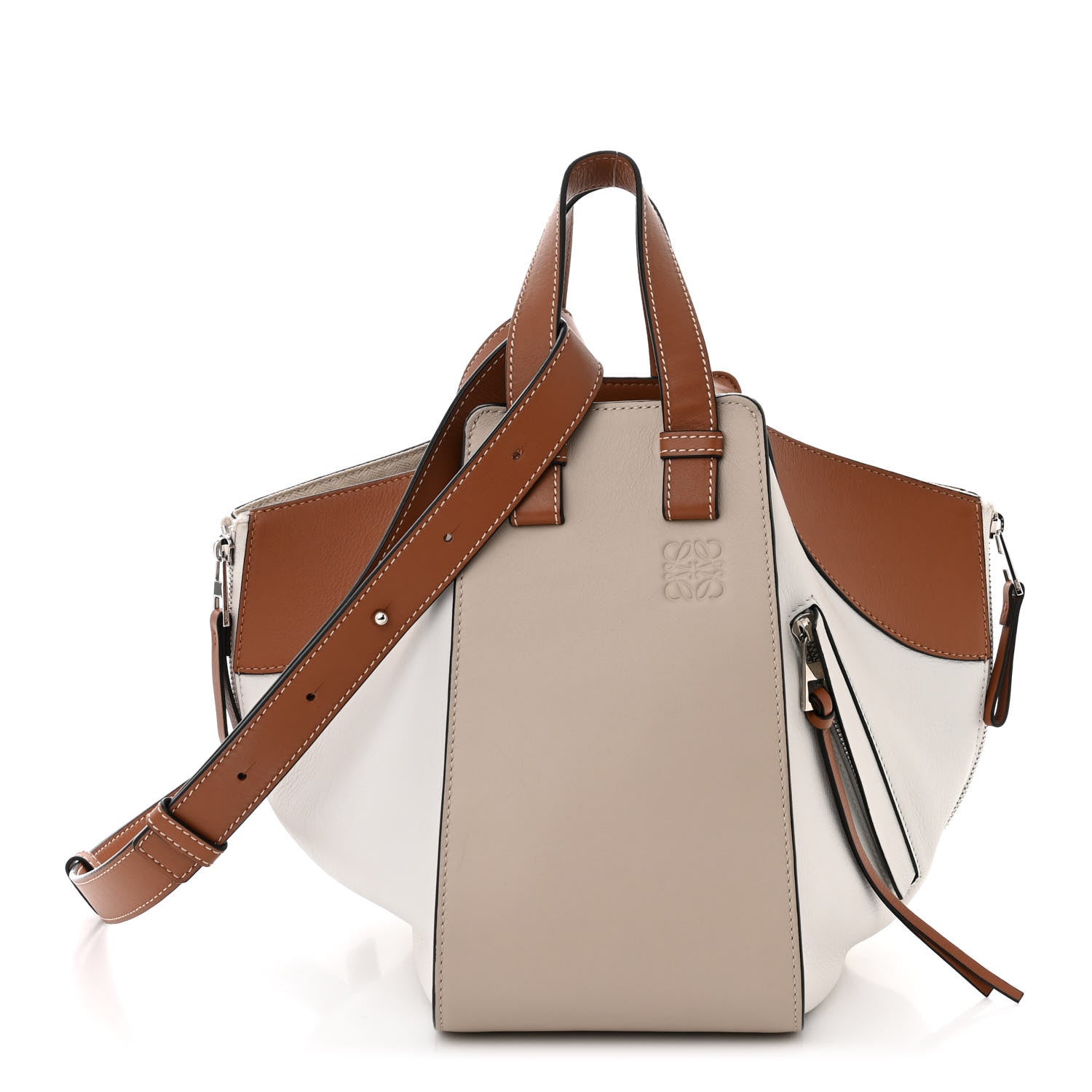 Loewe Calfskin Small Hammock Shoulder Bag Light Oat Tan 1 of 12