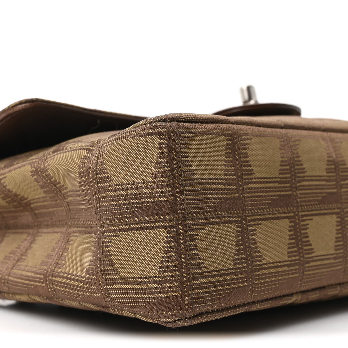 Nylon Medium Travel Flap Brown